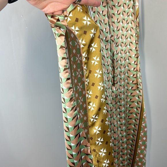 House of Harlow 1960 Geometric Print Midi Dress Size M - Picture 12 of 16